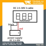 Đồng Hồ Đo Điện Áp DC 0V Đến 30V Nhỏ