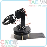 Cánh Tay Robot DIY 5DOF Đế Xoay 360 Độ