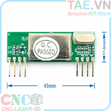 Mạch Thu Không Dây  RXB6 433Mhz