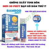 Thuốc Xịt Trị Chống Xuất Tinh Sớm Bamboo Delay Spray USA