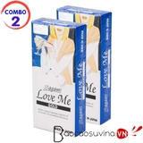 Bao cao su Sagami Love Me Gold ( Combo 2 hộp x 10 cái)