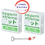 Bao Cao Su Sagami Xtreme Dost ( Combo 5 hộp x 3 cái )