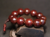 vòng tay gỗ tử đàn lá nhỏ ấn độ 20mm*12 hạt