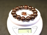 vòng tay gỗ tử đàn lá nhỏ ấn độ 16mm*14 hạt