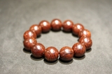 Vòng tay gỗ tử đàn lá nhỏ ấn độ vip, 18mm-13 hạt trên 300 năm tuổi