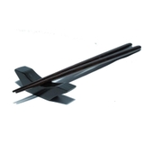 Đũa trắc đen tròn kiểu Nhật - hộp 10 đôi