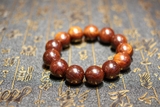 vòng tay gỗ tử đàn lá nhỏ ấn độ VIP, 20mm -12 hạt trên 300 năm tuổi
