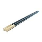 Đũa gỗ mun tròn đầu gắn ốc - hộp 10 đôi