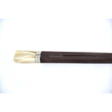 Đũa Trắc đen đầu vuông bọc bạc, gắn ốc cao cấp - hộp 10 đôi