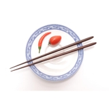 Đũa trắc đen tròn kiểu Nhật - hộp 10 đôi