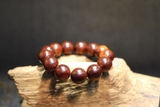vòng tay gỗ tử đàn lá nhỏ ấn độ VIP, 20mm -12 hạt trên 300 năm tuổi