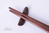 Đũa gỗ Trắc đỏ đầu vuông, gắn ốc cao cấp - hộp 10 đôi