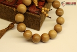 Vòng gỗ Đàn Hương Ấn Độ 14mm - 15 hạt trên 100 năm tuổi