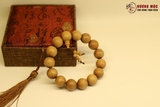 Vòng gỗ Đàn Hương Ấn Độ 14mm - 15 hạt trên 100 năm tuổi