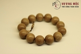 Vòng tay gỗ đàn hương ấn độ 20mm - 12 hạt trên 100 năm tuổi