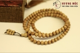 Vòng gỗ đàn hương Ấn Độ 06mm - 108 hạt trên 100 năm tuổi