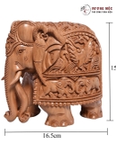 Tượng voi gỗ Đàn Hương chạm khắc tinh xảo, quà tặng bằng gỗ