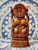 Tượng thần Ganesha bằng gỗ đàn hương được chạm khắc tinh xảo