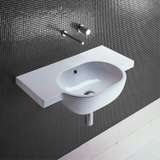 Vòi rửa lavabo âm tường nóng lạnh Caesar B302C