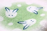 Khăn tắm Nhật Nissen mẫu thỏ (xanh, vàng) của Nhật