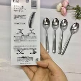 Set 4 thìa inox uống trà, café cao cấp của Nhật