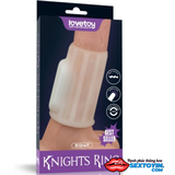 Khúc Đôn Silicon Lovetoy Gân Nổi Có Rung - BD15B