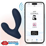 Máy rung hậu môn tỏa nhiệt Svakom Vick Neo 2 tương tác qua Internet