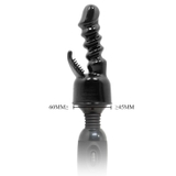 Đầu Silicone hình xoắn ốc lắp chày rung  - BD011
