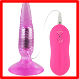 Massage hậu môn silicone có rung - HM004