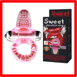 Vòng rung + lưỡi gai Silicone Sweet ring - DC21M