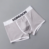 Quần lót nam kẻ ngang cotton thoáng khí - S04
