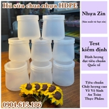 Hũ sữa chua nhựa Zin - Tiêu chuẩn chất lượng về Vệ Sinh An Toàn Thực Phẩm - (100ml hoặc 120ml)