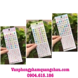 Sticker cảm xúc chữ và số (01 tấm/01 mẫu)_S171