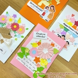 Thiệp handmade 8/3 - 20/10 (size 12cm x 17cm hoặc size A5)_HTK28