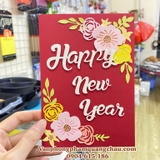 Thiệp Tết - Chúc mừng năm mới (size 12cm x 17cm hoặc size A5)_HTK30