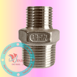 Kép Lệch INOX Ren Ngoài