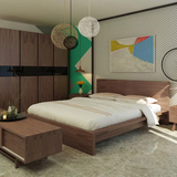 Giường ngủ gỗ sồi chất lượng cao G-020