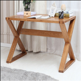BÀN LÀM VIỆC GỖ TỰ NHIÊN CHÂN XÉO BLV-017