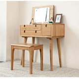 Bàn trang điểm gỗ sồi tự nhiên BTD-012