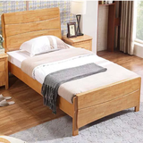 Giường ngủ cá nhân gỗ tự nhiên nhỏ gọn G-016