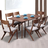 Bàn ghế ăn đẹp gỗ tự nhiên BA-022