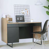 Bàn làm việc cá nhân kiểu dáng hiện đại, chân sắt BLV-004