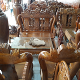 Bộ minh quốc nghê gỗ giá tỵ ( teak )