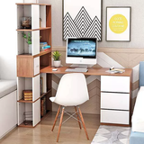 Bàn làm việc kết hợp giá sách gỗ công nghiệp BLV-005