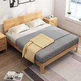 Giường ngủ gỗ sồi tự nhiên chất lượng cao G-019