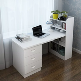 Bàn làm việc hiện đại liền giá sách BLV-007