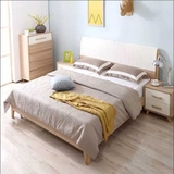 Giường ngủ gỗ tự nhiên phong cách thanh lịch G-014