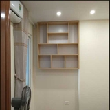 Gía sách treo tường 9 ngăn vân sồi GS-014