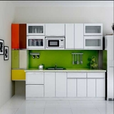 Tủ bếp acrylic bóng gương TB-008