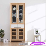 tủ rượu phòng khách gỗ sồi TR-015